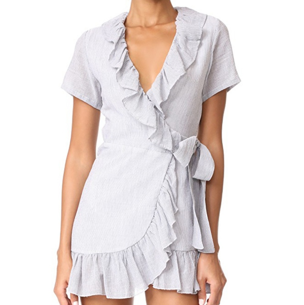 Sincerely Jules Striped Ruffle Dress